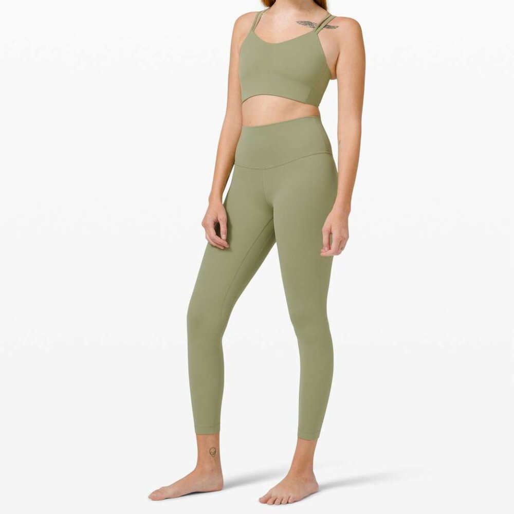 New Lululemon Align Pant 25" Rosemary Green Size 4